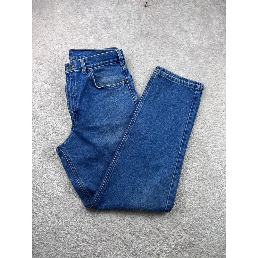 Carhartt B17 DST Relaxed Fit Straight Leg Jeans 34x32 Blue Denim Workwear
